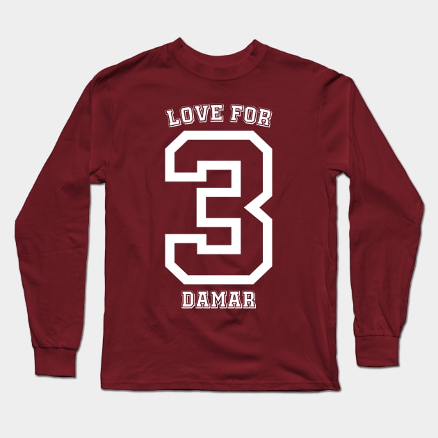 Love For Damar v4 Long Sleeve T-Shirt by Emma